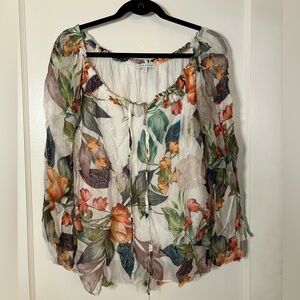 Floral Chiffon Blouse